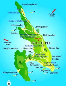 Koh-Phi-Phi-islands-map