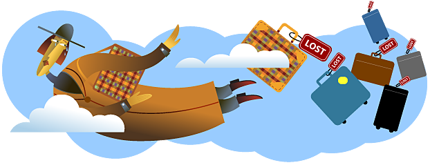 Você chegou ao destino e sua mala não?