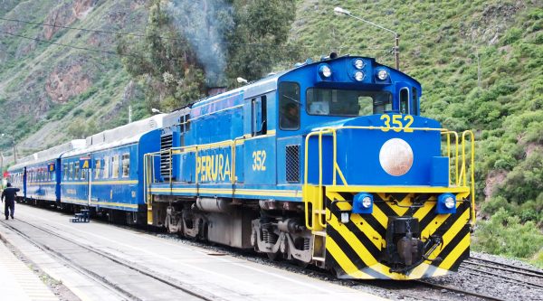 O trem para Machu Picchu